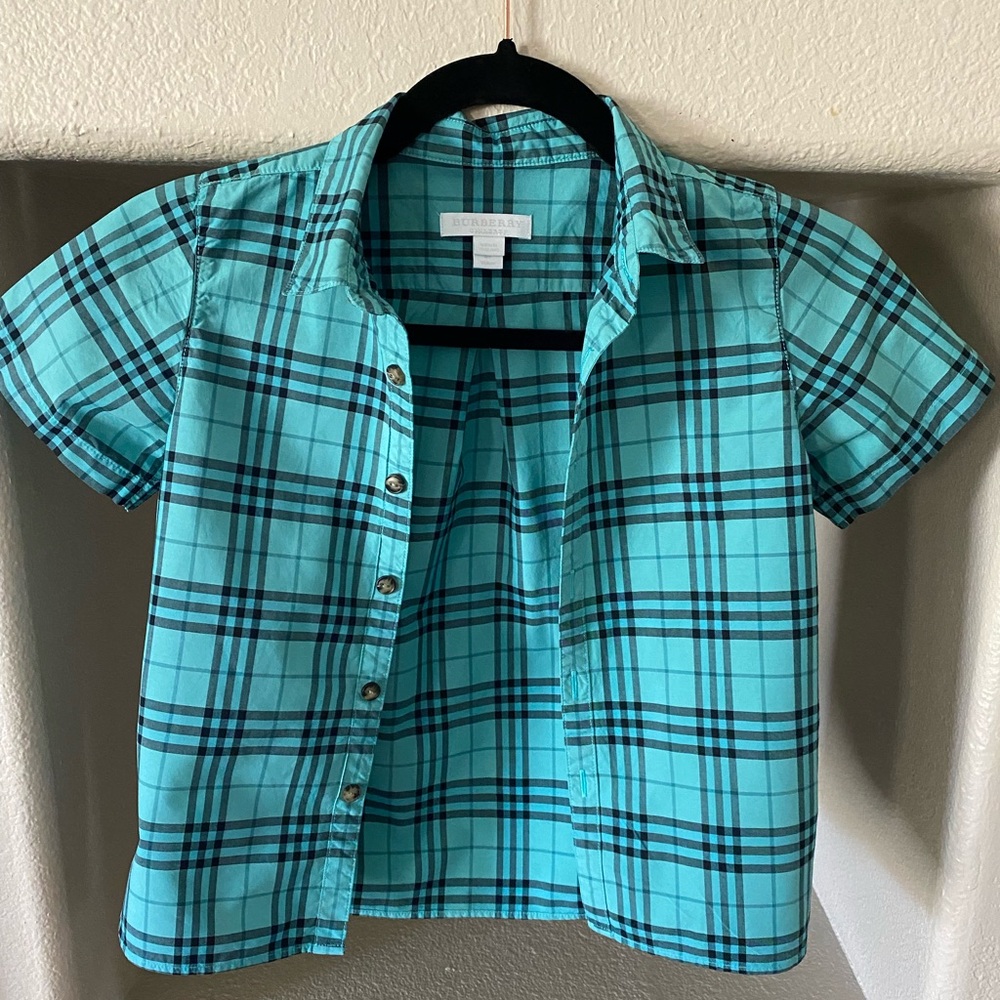 Burberry button up shirt